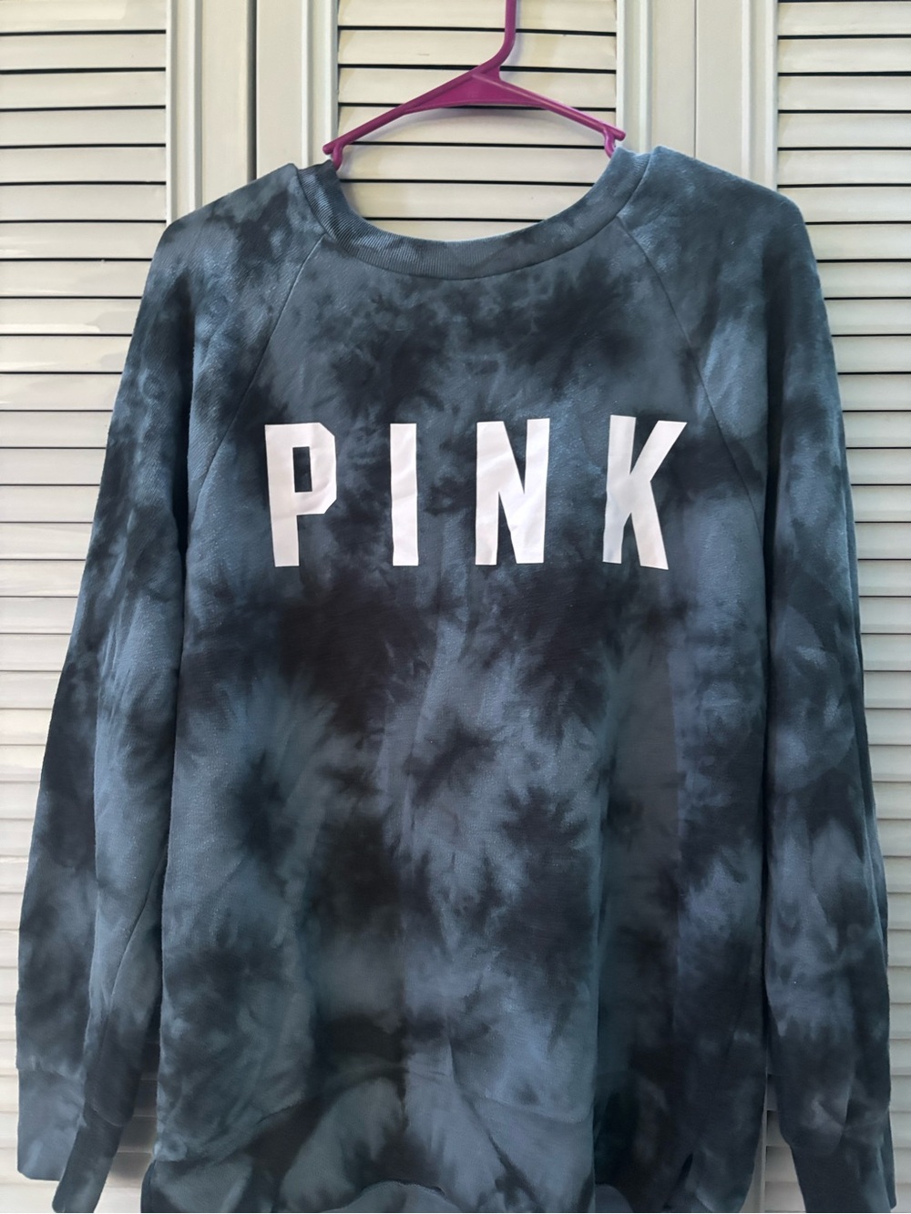 PINK sweatshirt / crew neck